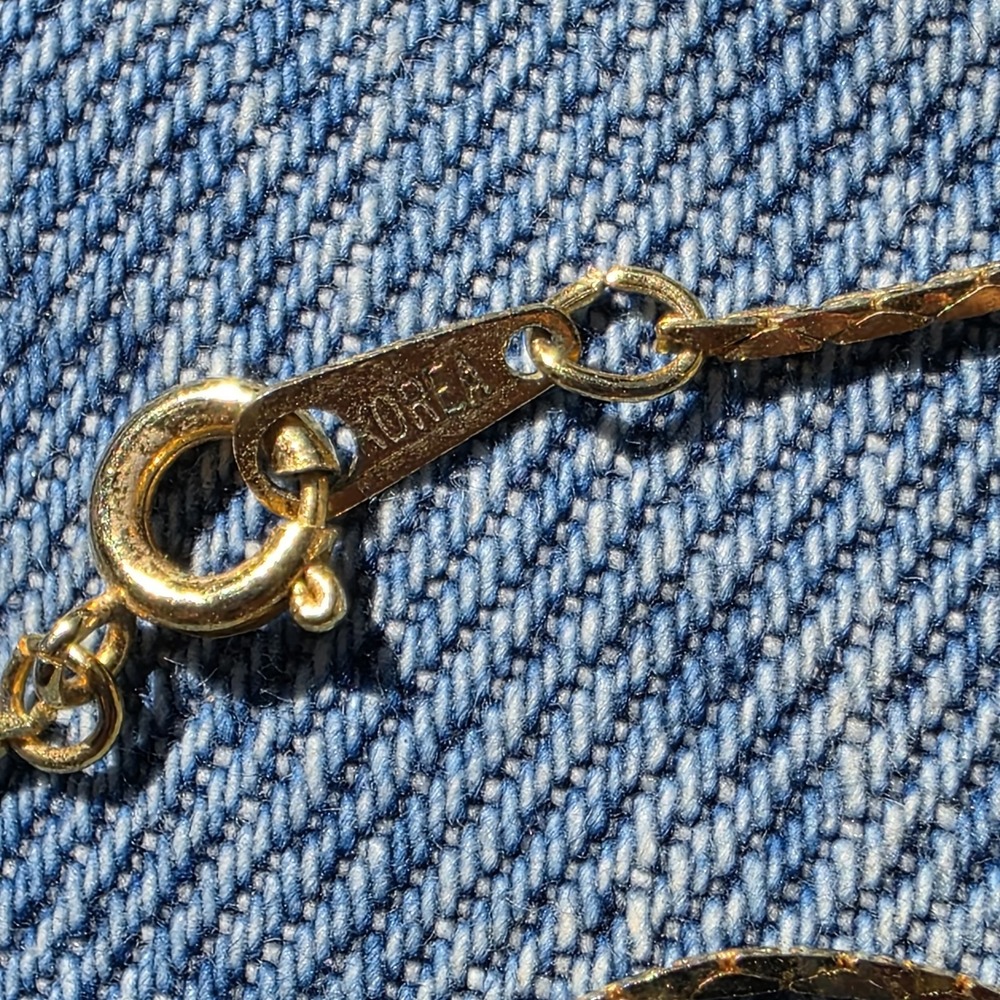 USA FREEMASON TEXAS COMMANDERY KNIGHTS TEMPLAR OLD PENDANT ON GOLD TONE NECKLACE - Picture 5 of 5